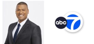 Pedro Rivera and ABC 7 logo